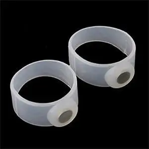 

2pcs Foot Massage Feet Loss Weight Reduce Magnet Lose Weight New Technology Healthy Slim Loss Toe Ring Sticker Silicon