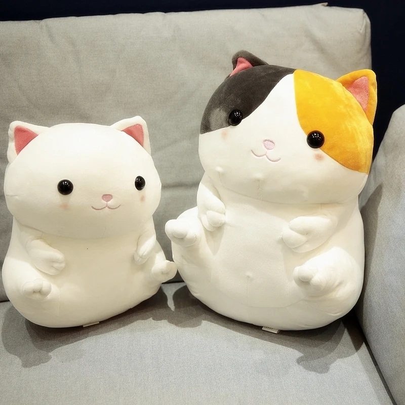 

1 Piece 33/40 Cm Soft Cat Plush Toy Pillow Stuffed Animal Cat Toy Sofa Cushion Bed Toys Children Gift Or Bedroom Decoration