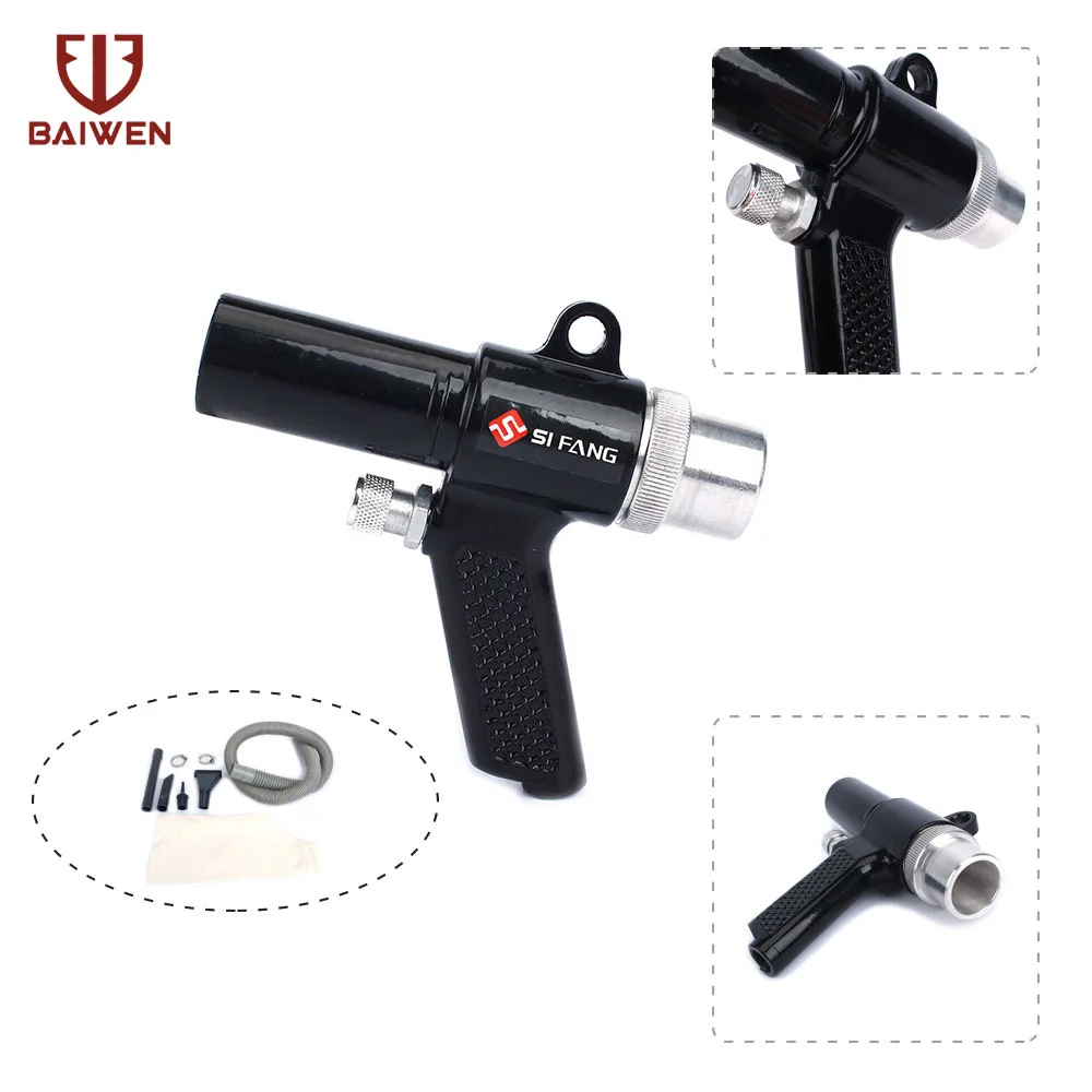 4 nozzle Air Wonder Gun Kit Dual Function Air Vacuum Blow Gun Pneumatic Vacuum Cleaner Kit Air Blow Pneumatic Tools