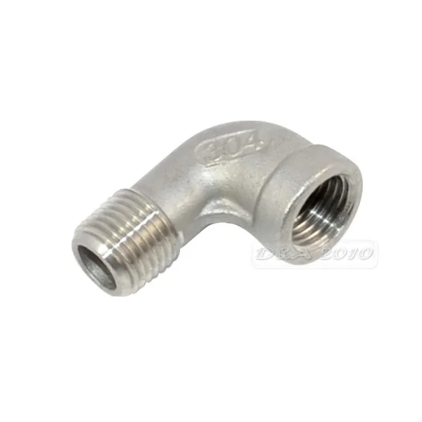 

1/4" Female x Male street Elbow Threaded Pipe Fittings Stainless Steel SS 304