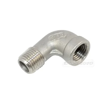 

1/4" Female x Male street Elbow Threaded Pipe Fittings Stainless Steel SS 304