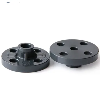 

gogo PVC Flange UPVC Chemical Parts Water Supply Pipe Flange Plastic Joint 90mm 110mm