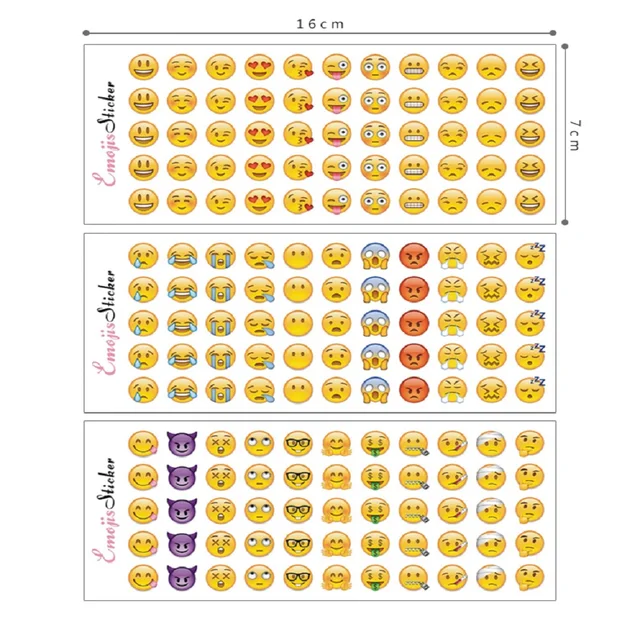 Sheets Stickers Hot Popular Vinyl Emojis Face Stickers My XXX Hot Girl