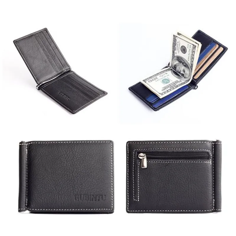 

Famous Brand 2016 Stylish Men's Wallet Bifold Business Leather Wallet Card Holder Coin Wallet Purse carteira masculina