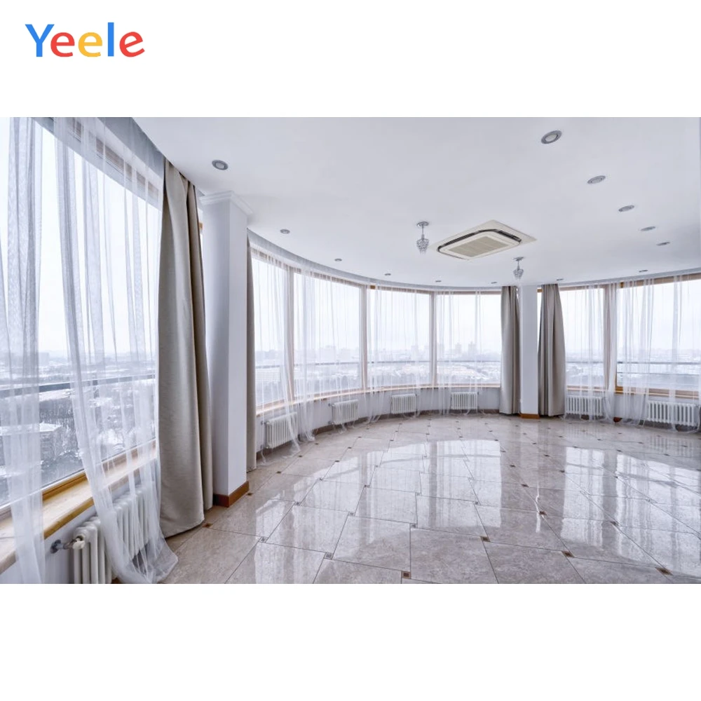 

Yeele Round Corner Curtain Window Interior Photo Backgrounds Photography Custom Wedding Photographic Backdrops For Photo Studio