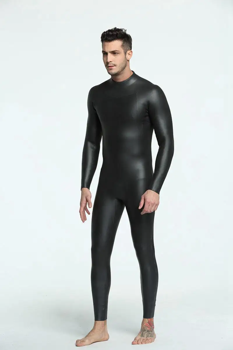 3 мм цельный полное тело гидрокостюм, Дайвинг CR+ супер эластичные Триатлон гидрокостюм Для мужчин зимние теплые флисовые подводное плавание костюм для серфинга