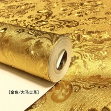 Wellyu оба новые высококачественные золотые Дамасские обои бар к ТВ ночной клуб потолок гостиная ТВ фон стены светоотражающие обои