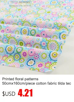 Booksew100% Cotton Fabric 50cmx50cm 7pcs Red Doll Cloth Tilda for Sewing Patchwork Quilting Tissue textiles cheap tecido