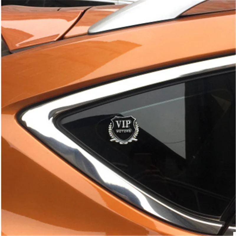 Автомобильный Стайлинг 3D металлическая VIP Автомобильная Наклейка эмблемы для