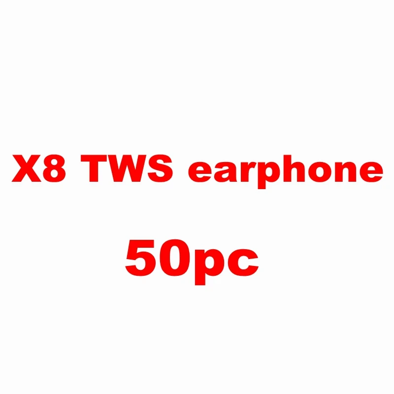 

30pc X8 earphone TWS 15pcs black 10pcs gray 5pcs red