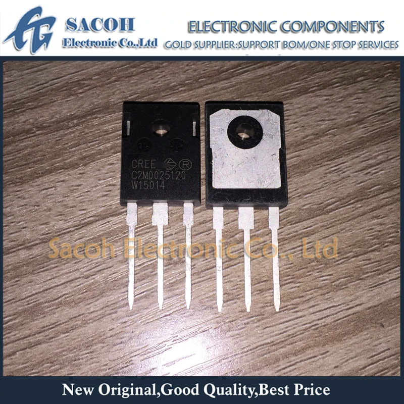 

Free shipping 1Pcs C2M0025120D C2M0025120 TO-247 90A 1200V 25Mohm Silicon Carbide Power MOSFET