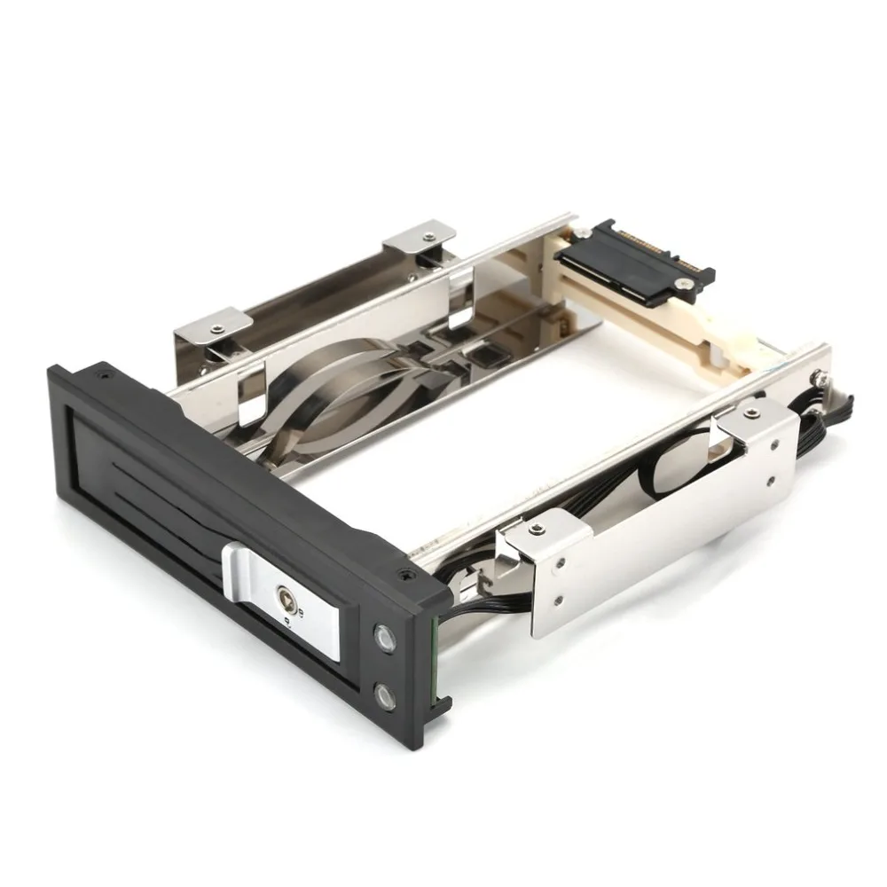 

Single Bay Hot Swap Mobile Rack For 3.5 SSD/HDD Internal Tray-Less SATA Hard Drive Backplane Enclosure