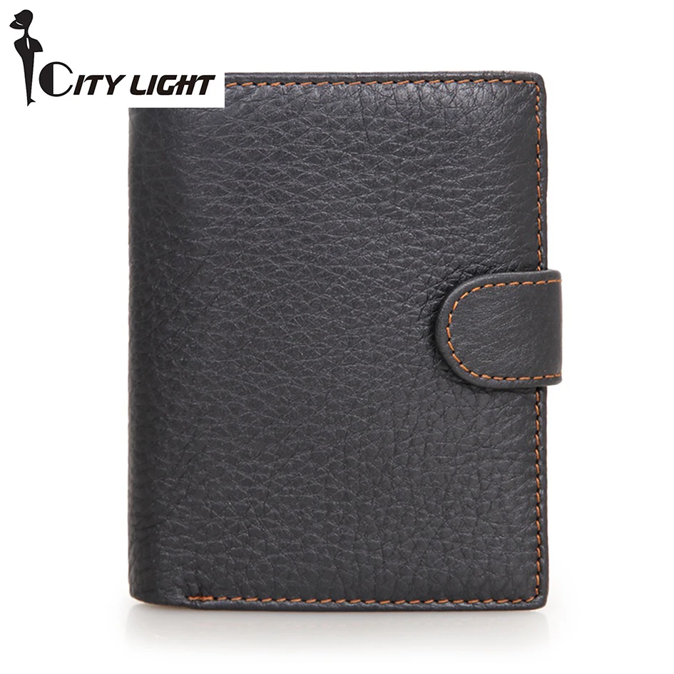 

Brand Cow Leather Wallet Men Multi card Genuine Leather Purse Two Fold Casual Money Pocket Large Capacity Coin Purses