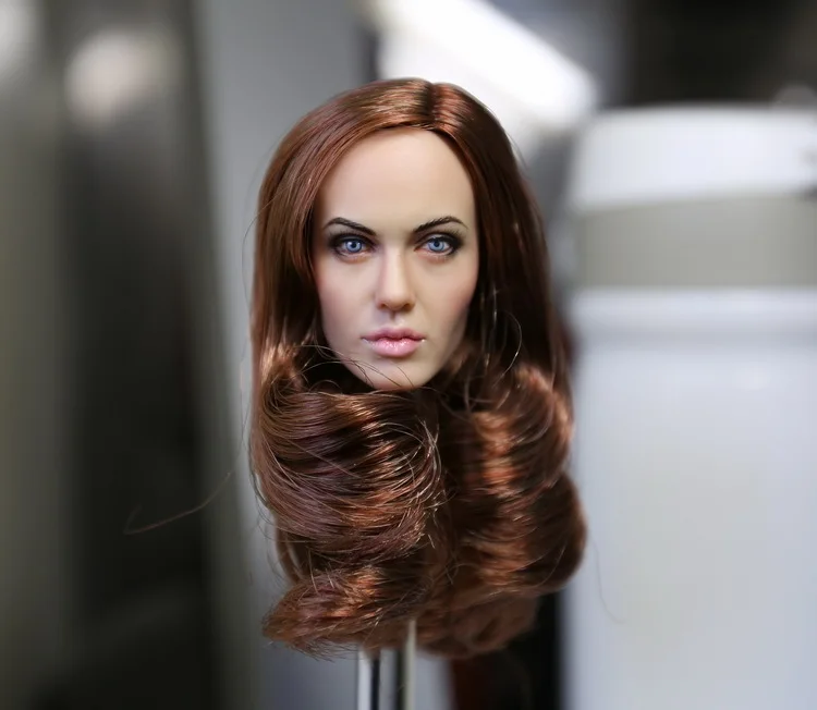 CGL T 10 1/6 Изысканная красота headsculpt анжедины Джоли Платье 12 дюймов куклы Запчасти