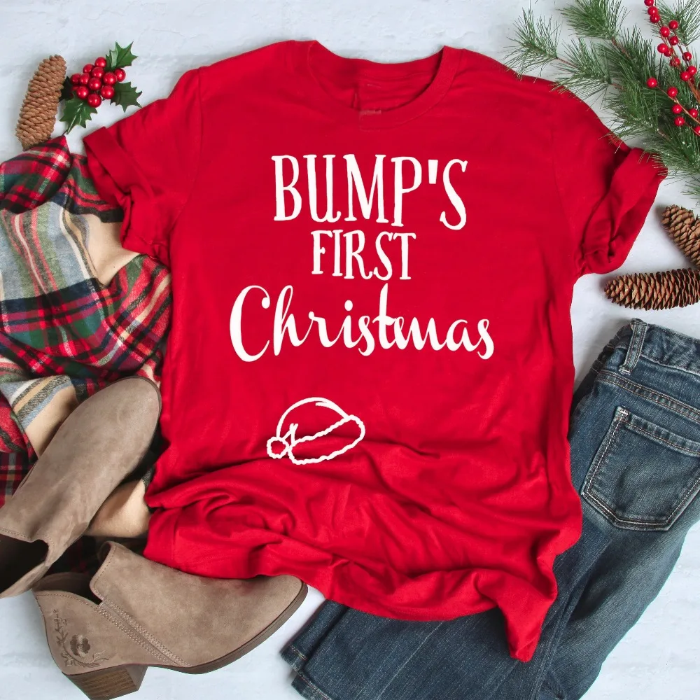 funny christmas pregnancy shirts