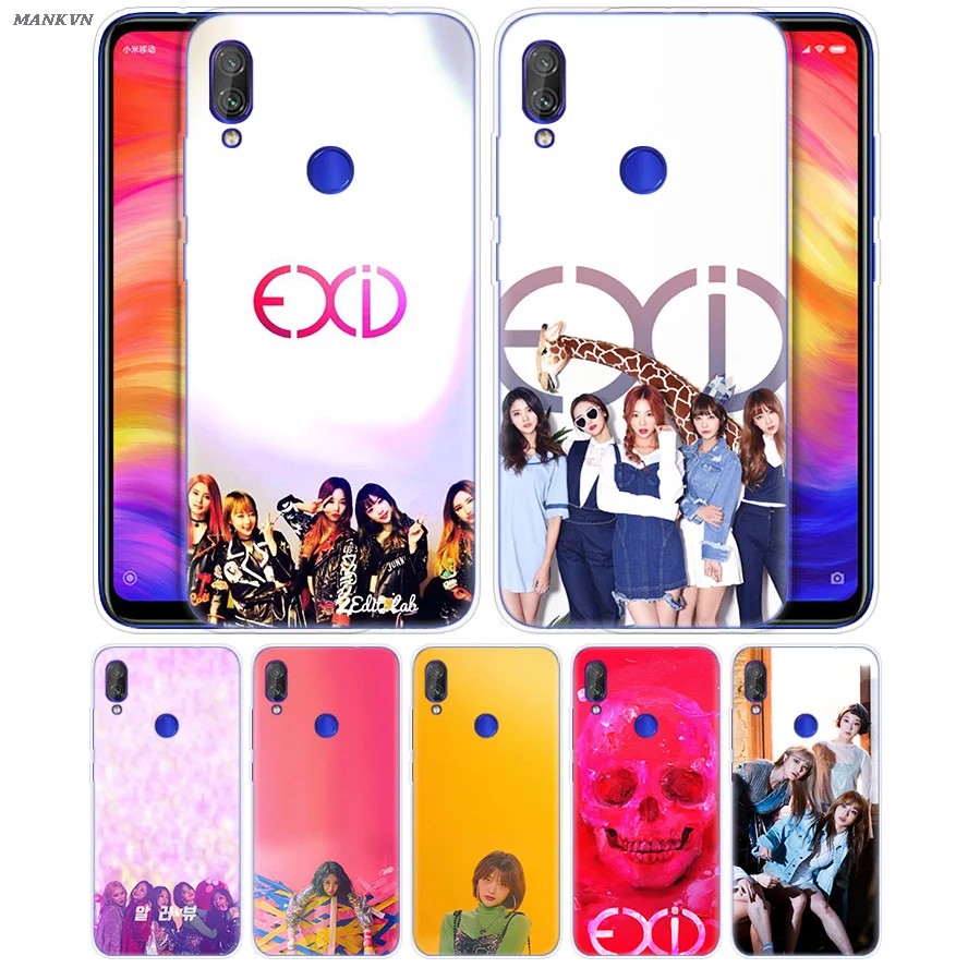 

Cute Silicone Case for Xiaomi Mi Play 8 A2 6X Rubber Cover For Redmi 6 6A Note 7 6 5 4 4X Lite Pro EXID Fullmoon Print Cover