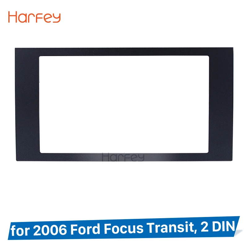 

Harfey Double Din Car Radio Fascia Fitting Frame DVD Player Dash Mount Kit For 2006 Ford Focus Transit 173*98/178*100/178*102mm