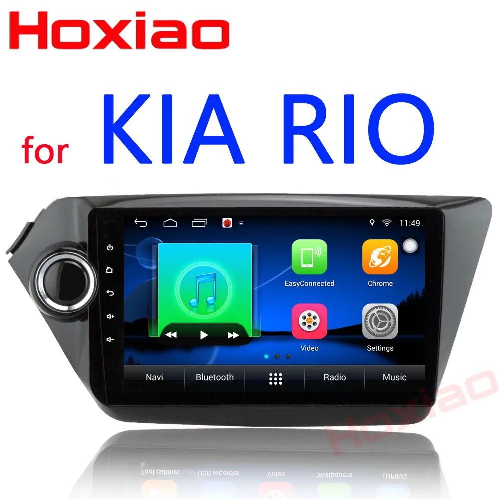 Best Car Android GPS DVD Player For KIA RIO K2 2010 2011 2012 2013 2014 2015  9" 2 din car radio Video Player 2Din Navigation 2