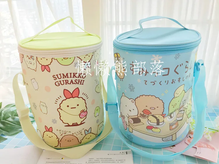 IVYYE Doraemon gudetama Модные Портативные плюшевые сумки для обедов, мультяшная сумка для пикника, коробка для еды, сумка для хранения для женщин, девочек, детей, Новинка