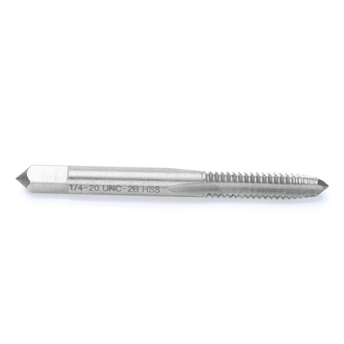 1pc 1/4-20 UNC-2B HSS Right Hand Thread Drill Screw Tap 70mm Spiral Point Straight Flute Hand Drilling Tools Mayitr