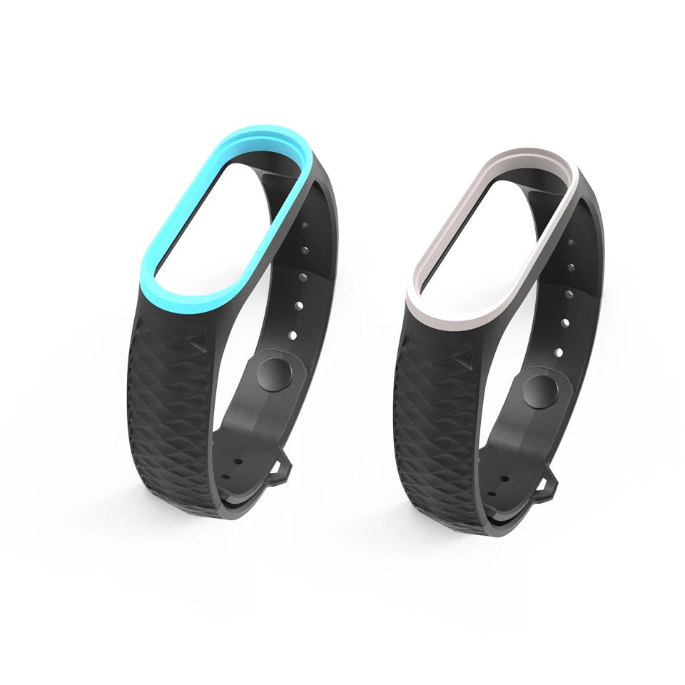 Mi jobs силиконовый mi Band 3 ремешок спортивный Аврора для Xiaomi band3 умные наручные часы