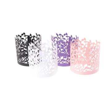 

50pcs Hollow Candle Lantern Stars Tea Light Holder Paper Lantern Candle Bag Light For Festive Party Supplies Outdoor Wedding Dec