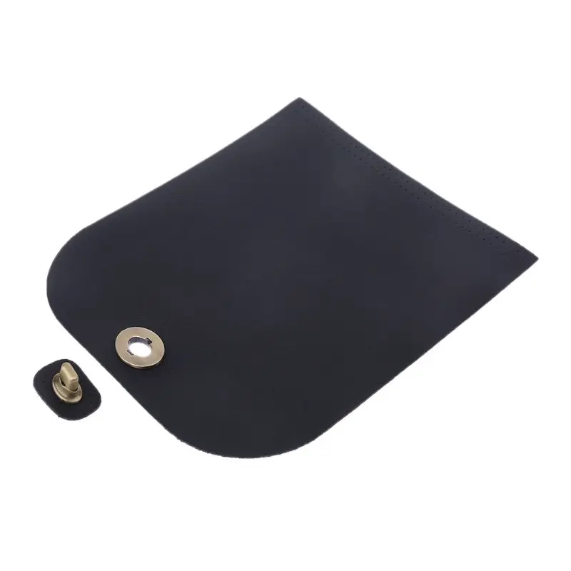 Модная сумка из искусственной кожи с откидной крышкой для женщин, сумка через плечо, аксессуары для самостоятельной сборки - Цвет: Черный