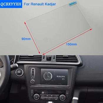 

Car Styling 7 Inch GPS Navigation Screen Steel Glass Protective Film For Renault Kadjar Control of LCD Screen Car Sticker