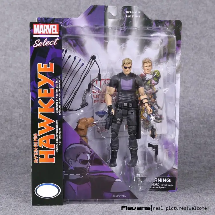 

Marvel Select Hawkeye PVC Action Figure Collectible Model Toy 7" 18cm