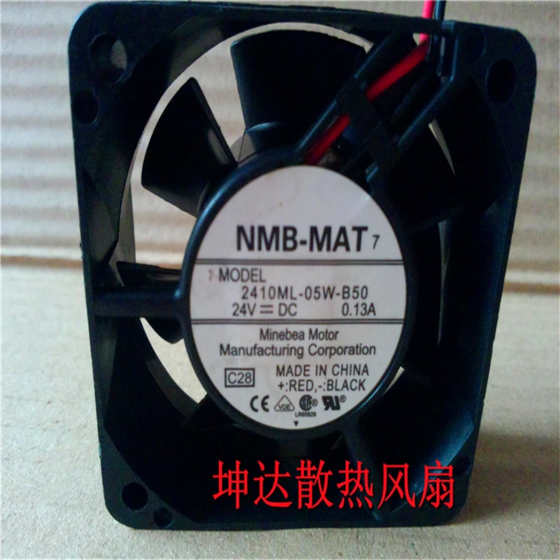 aNS All New Semi CO good quality NMB 2410ML-05W-B50 DC24V 0.13A 2-wire inverter fan 6cm cooling | Компьютеры и офис