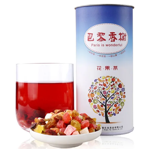 

Fresh Fruit Tea Chinese Natural Blend Dried Combination Flavor Health Care Beauty Te 100g/Box Gift Free Shipping F1006-35