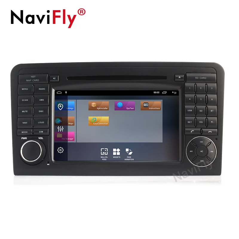 Cheap NaviFly ANDROID9.1 4core CAR DVD player For Mercedes Benz GL ML CLASS W164 ML350 ML500 X164 GL320 GPS stereo radio 2