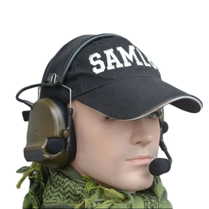 Тактическая двухсторонняя рация TCA Single Com ComTac III с шумоподавлением|tactical earphones|headset