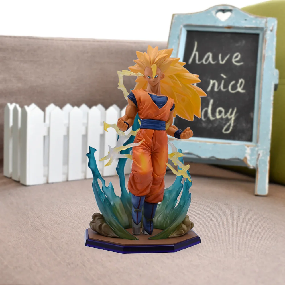 

17cm 7'' Son Goku Super Saiyan Dragon Ball PVC Action Figures Model Dolls Toys Anime Figure Collection Model Nendoroid Figurines