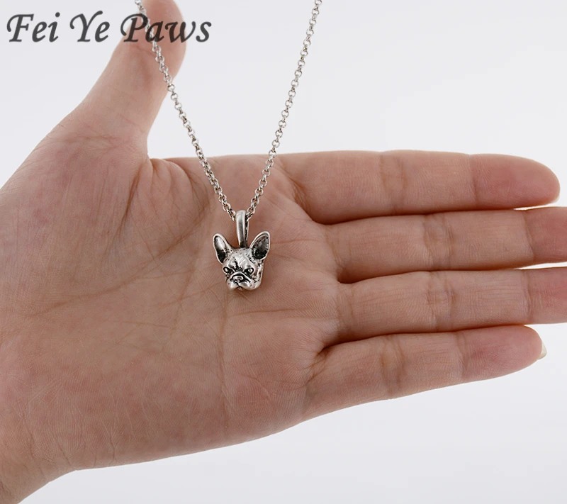 

Real Picture Boho Chic French Bulldog Necklace & Pendants Hippie Collier Bff Female Necklaces For Women Fashion Jewelry Gifts