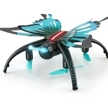 Симулятор бабочка rc Дрон H42 2,4G RC Wifi FPV антенна RC Квадрокоптер удержание высоты 3D рулон один ключ возврат с HD камерой