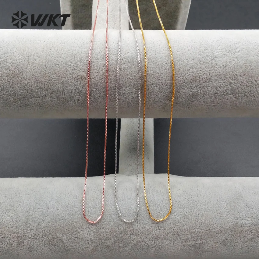 

WT-N1044 WKT Simply Style Brass Necklace Women Decoration Necklace High Quality Necklace Findings Fashion Girls Necklace