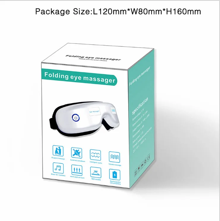 Quality Eye Massager Electric Air Pressure Eyes Massager Instrument Music Wireless Vibration Heating Therapy Massage Eye Care