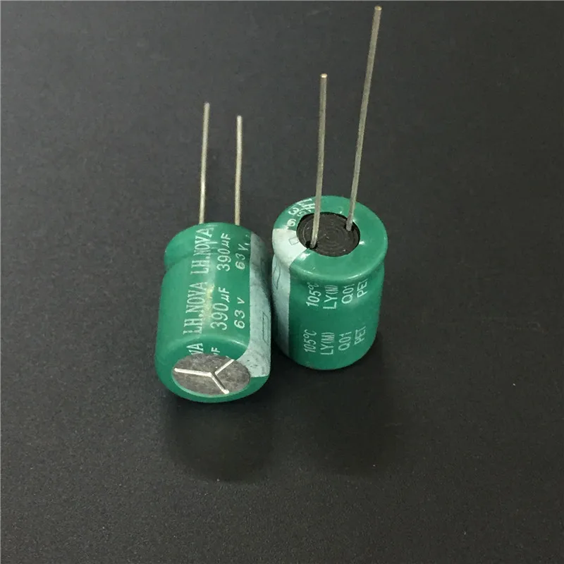 5 шт/50 шт 390 мкФ 63V LH.NOVA LY серии 12 5x20 мм 63V390uF хорошего качества алюминиевый