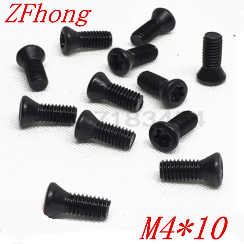 

100pcs M4*10mm Insert Torx Screw for Replaces Carbide Inserts CNC Lathe Tool lathe accessorie