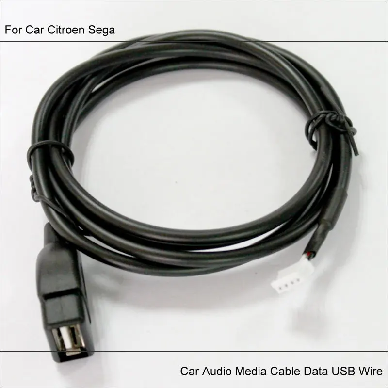 

Original Plugs To USB Adapter Conector For Citroen Sega Car CD Radio Audio Media Cable Data Wire