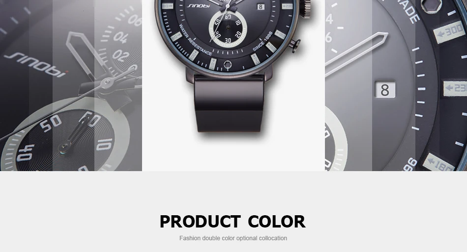 SINOBI Мужские часы хронограф Топ бренд класса люкс ультра тонкие черные часы водонепроницаемые резиновые Спортивные кварцевые наручные часы multifuction