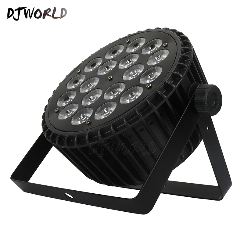 Djworld алюминиевый сплав светодиодный 18x12 Вт RGBW освещение 4в1 Светодиодный прожектор DMX512 Дискотека профессиональный сценический DJ Equipm