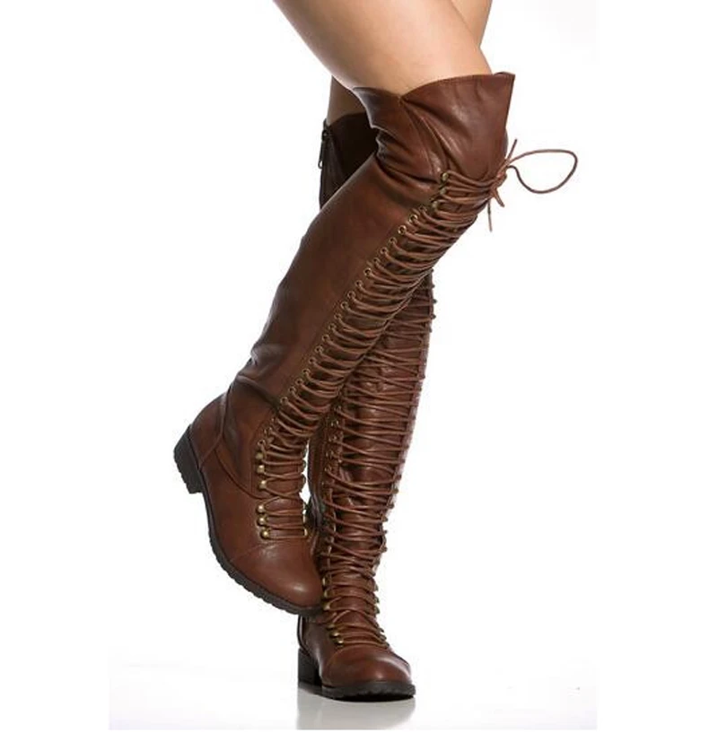 bottes plates marron