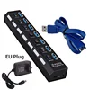 7 Port Black With EU