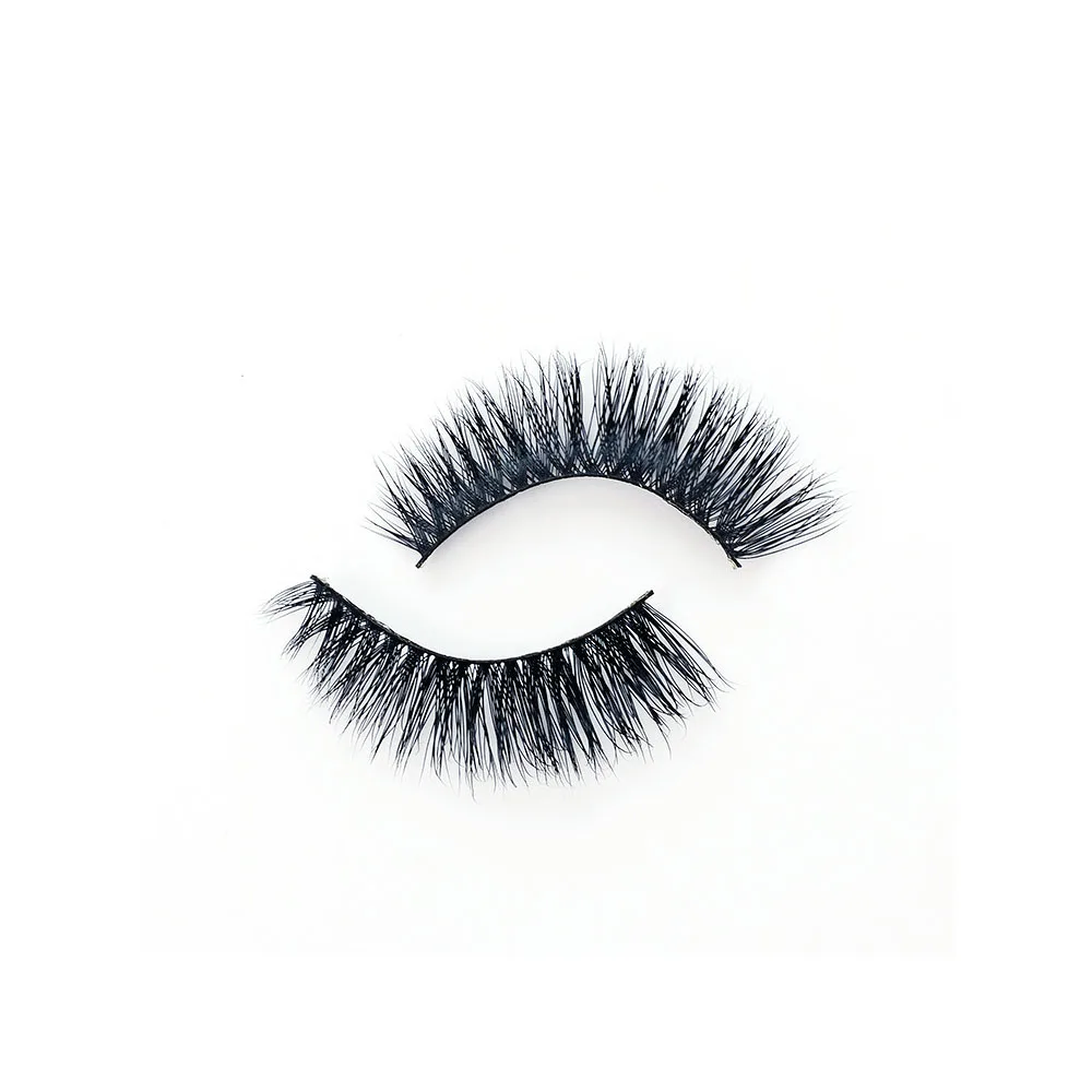 

1 Pair Natural Soft Thick False Eyelashes Hand Made 3D Mink Hair Crisscross Messy Eyelashes Big Eyes Tools For Makeup D-10