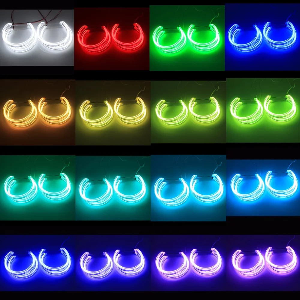 Ангельские глазки Кристалл Bluetooth беспроводной WIFI RGB контроллер комплект DRL для BMW