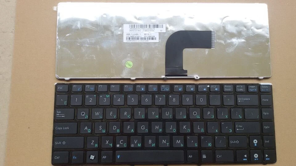 Replacement Laptop Full Size Keyboard For Asus A43s A43sj And K43s Series Notebook Lapto Laptop Keyboard Skin Keyboardlaptop Wipes Aliexpress
