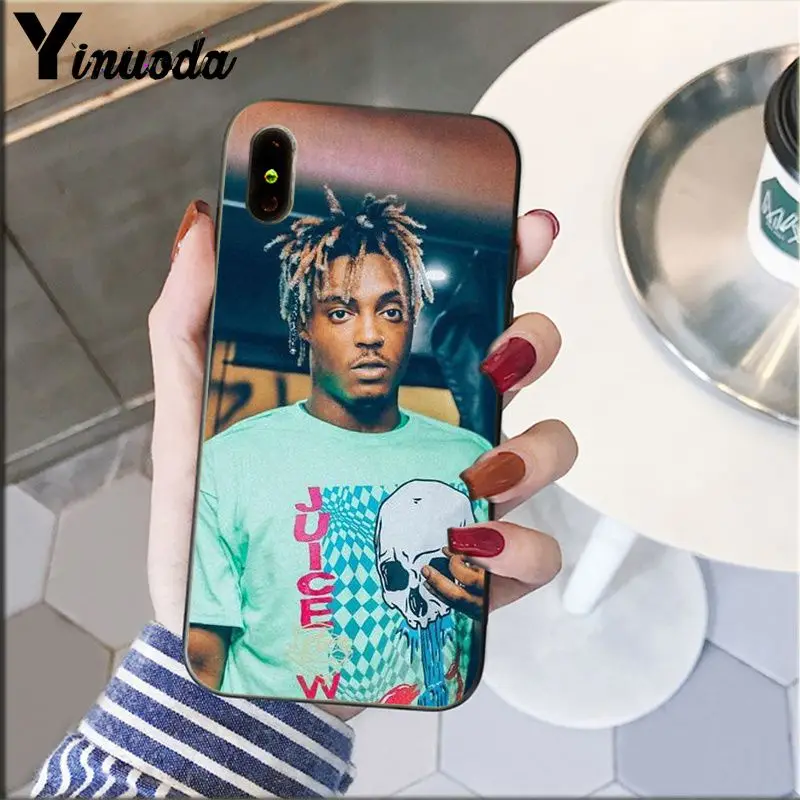 Yinuoda Juice WRLD Мягкий Силиконовый ТПУ чехол для телефона Apple iPhone 8 7 6 6S Plus X XS MAX 5 5S SE XR мобильный чехол - Цвет: A4