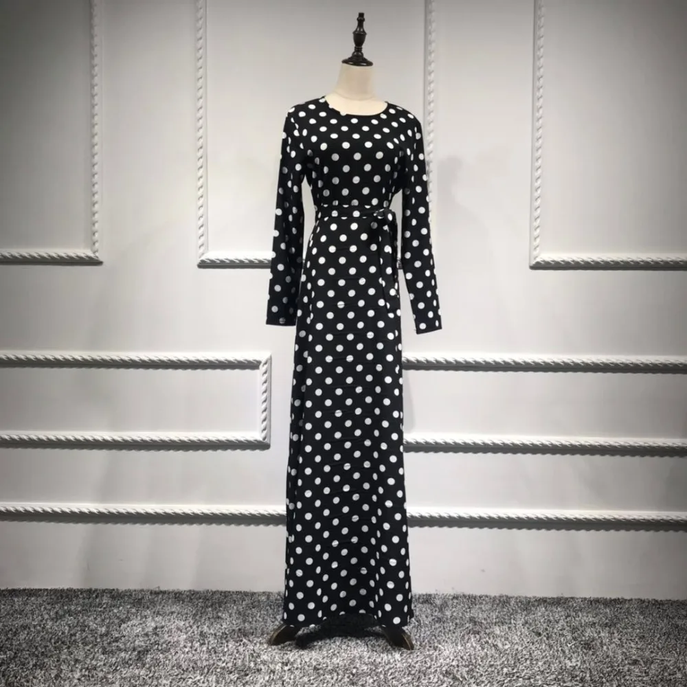 polka dot dress muslimah